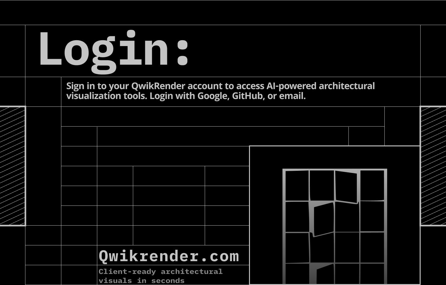 Login Menu Loader Login | Qwikrender - Sign In to Your Account | Qwikrender